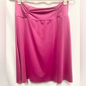 Tranquility Magenta Pink Casual Knee Length Skirt